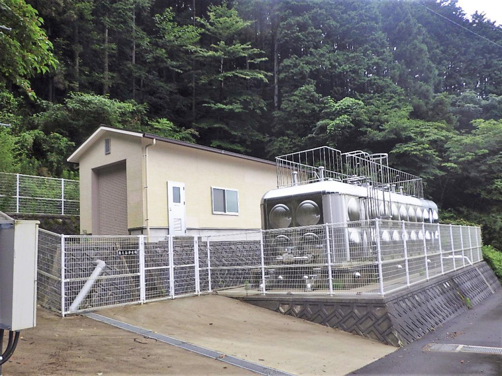 奥久谷地区共同給水施設浄水池・機械室及びポンプ場築造工事（2017年1月竣工）